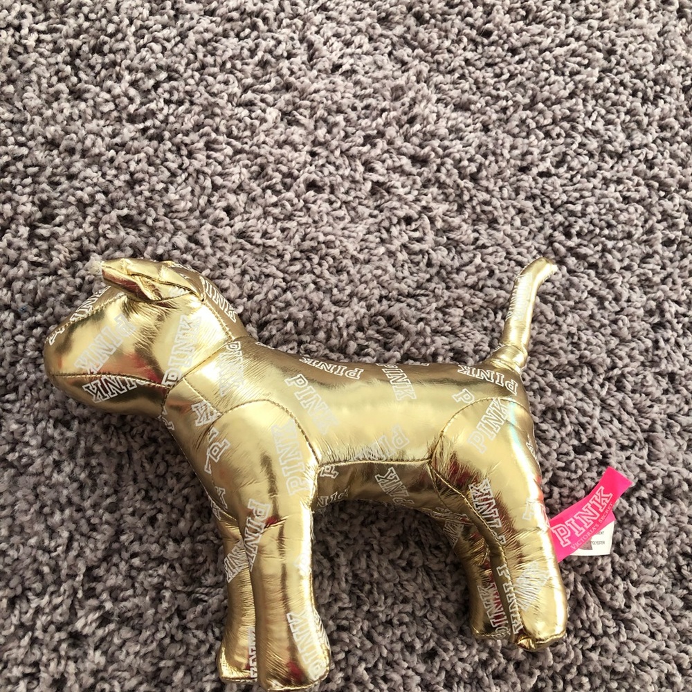 Victoria Secret gold dog